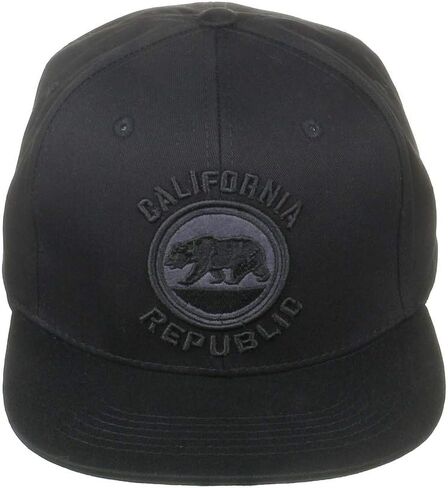 قبعة مسطحة عصرية ذات مستوى عالٍ بشعار California Republic Bear Snapback 297 in Kuwait