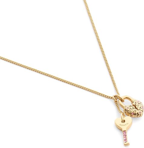 قلادة على شكل قفل ومفتاح للسيدات من COACH Jewelry in Saudi Arabia