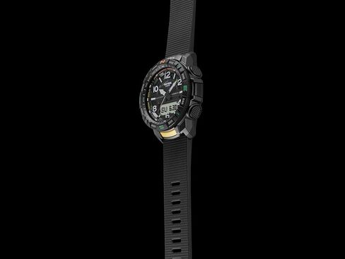 Casio Men's Pro Trek Bluetooth Connected Quartz Sport Watch with Resin Strap, Black, 22.2 (Model: PRT-B50-1CR) in Saudi Arabia