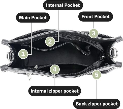 حقيبة كتف صغيرة من الجلد الصناعي من INICAT للنساء in Kuwait