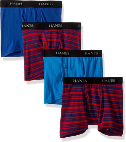 Hanes boys Ultimate Dyed Boxer Brief 4-pack in Saudi Arabia