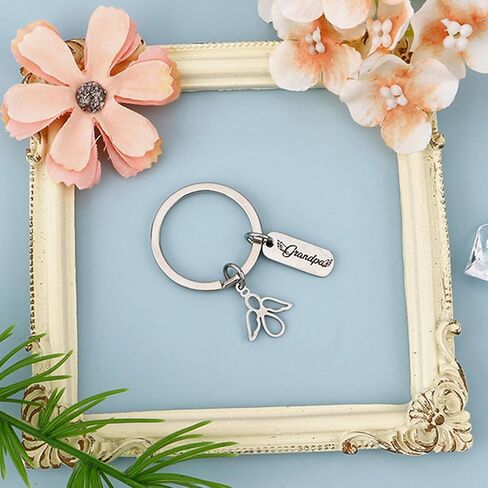 Memorial Gifts for Loss of Grandpa Sympathy Gifts for Loss of Loved One Guardian Angel Keychain Accessories Keychains Bereavement Gift Idea Remembrance Grief Key Chain for Best Friend Women Men in Saudi Arabia