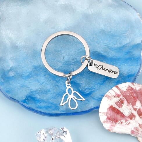 Memorial Gifts for Loss of Grandpa Sympathy Gifts for Loss of Loved One Guardian Angel Keychain Accessories Keychains Bereavement Gift Idea Remembrance Grief Key Chain for Best Friend Women Men in Saudi Arabia