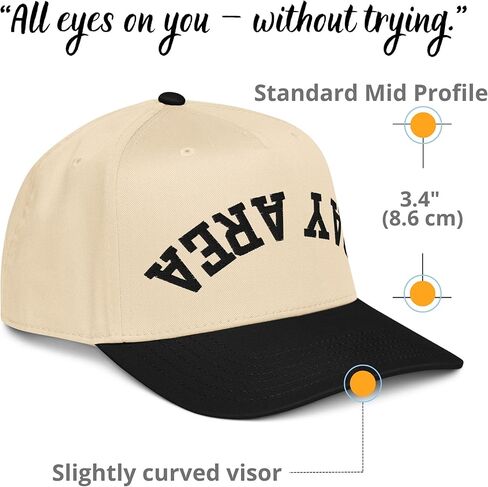 RIVEMUG NX1 Upside Down Bay Area 2 لهجة قبعة مطرزة منتصف التاج منحني بيل Snapback قبعة للرجال والنساء in Saudi Arabia