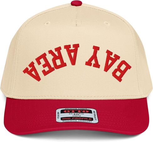 RIVEMUG NX1 Upside Down Bay Area 2 لهجة قبعة مطرزة منتصف التاج منحني بيل Snapback قبعة للرجال والنساء in Saudi Arabia