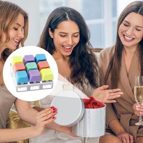 Mabor Keyboard Fidget Clicker, Keyboard Fidget Keychain of 9 Colors Decompression Keycap Button Stress Relief Gifts for Adults to Relief Stress Pass Time in Saudi Arabia