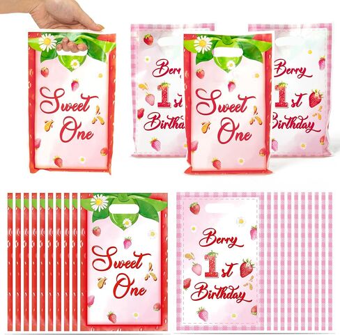 Two Nado Party Favor Bags - 50Pcs Pink Tornado Patterns Goody Candy Treat Gifts Bags, Cute Two Nado Themed Kid Party Decorations for Baby Girls Boys 2nd Birthday Baby Shower Supplies in Saudi Arabia