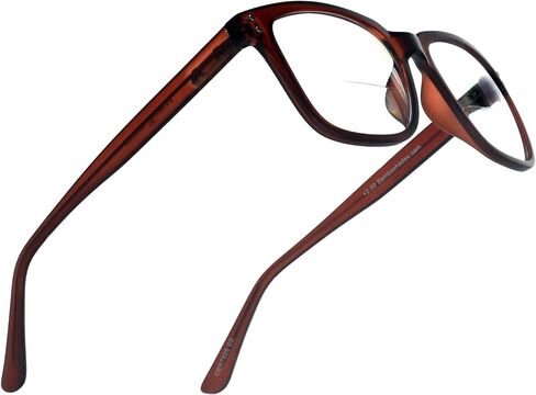 SAMBA SHADES قارئات مربعة كبيرة الحجم ثنائية البؤرة من SAMBA SHADES نظارات قراءة مكبرة بعدسات شفافة in Kuwait