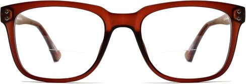 SAMBA SHADES قارئات مربعة كبيرة الحجم ثنائية البؤرة من SAMBA SHADES نظارات قراءة مكبرة بعدسات شفافة in Kuwait