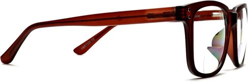 SAMBA SHADES قارئات مربعة كبيرة الحجم ثنائية البؤرة من SAMBA SHADES نظارات قراءة مكبرة بعدسات شفافة in Kuwait