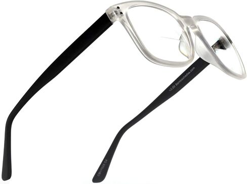 SAMBA SHADES قارئات مربعة كبيرة الحجم ثنائية البؤرة من SAMBA SHADES نظارات قراءة مكبرة بعدسات شفافة in Kuwait