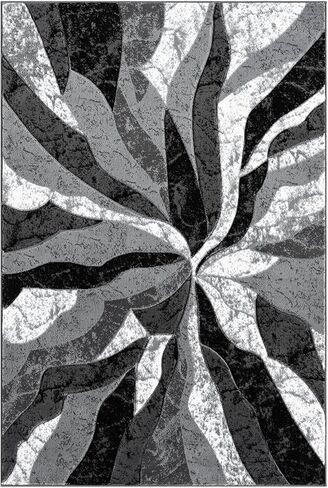 Modern Abstract Area Rug Hand Carved Contemporary Geometric Vibrant Colorful Carpet for Living Room Bedroom Design PR1002 (Beige, 8' x 10') in Saudi Arabia
