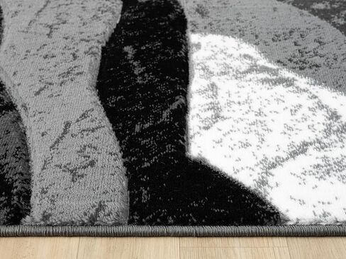 Modern Abstract Area Rug Hand Carved Contemporary Geometric Vibrant Colorful Carpet for Living Room Bedroom Design PR1002 (Beige, 8' x 10') in Saudi Arabia
