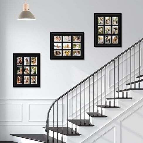 HEYTUYA Trading Card Display Frame For 9 Standard Cards, 2 Packs Trading Card Frame For Wall, Card Collector For Sports Baseball Basketball Football Trading Standard Cards, Black in Saudi Arabia