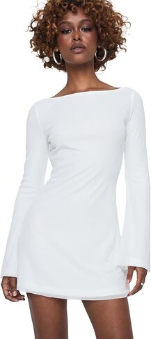 Princess Polly Womens Lukea Long Sleeve Mini Dress in Saudi Arabia
