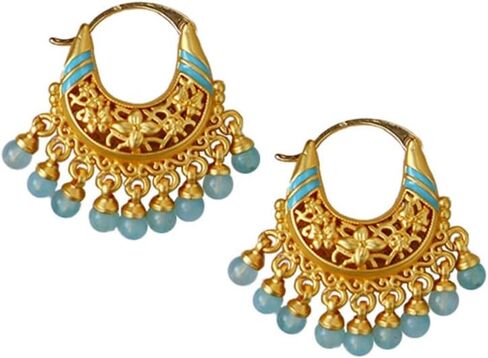 Tallwen Indian Bollywood Boho Earrings For Women.Drop Earrings Pearl Earrings for Women in Saudi Arabia
