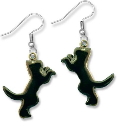 The Magic Zoo Cat Earrings for Women – Made in USA - Handcrafted Tuxedo Cat Dangles – Black and White Cat – Grey Kitty– Black Cat – Christmas Cat – Purple Cat - Valentine Cat in Saudi Arabia