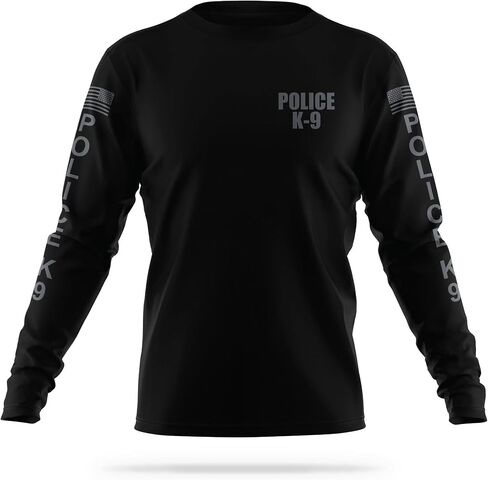 13FA Police K9 Utility Long Sleeve - USA Patriotic Shirt - Durable Breathable Moisture Wicking Law Enforcement in Saudi Arabia