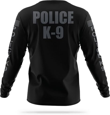 13FA Police K9 Utility Long Sleeve - USA Patriotic Shirt - Durable Breathable Moisture Wicking Law Enforcement in Saudi Arabia