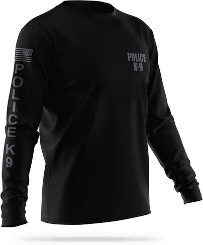13FA Police K9 Utility Long Sleeve - USA Patriotic Shirt - Durable Breathable Moisture Wicking Law Enforcement in Saudi Arabia