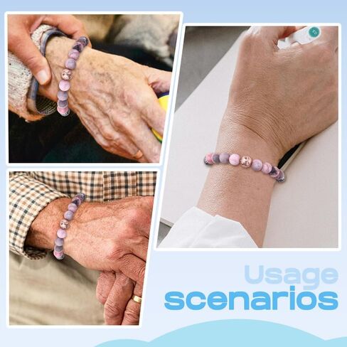 Happy 75th Birthday Bracelet for Women 75 Year Old Birthday Gifts for Mom Grandma Natural Stone Bead Bracelets for Nana Mother Bday Christmas Gifts for Aunt Wife BirthdayCharm Bracelet in Saudi Arabia