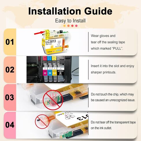 MS Deer 281 حبر خراطيش حبر لطابعات Canon Cyan Magenta أصفر ، بديل متوافق مع Canon CLI-281 XXL 281XXL C/M/Y لـ PIXMA TR8520 TR8620 TR7520 TS6120 TS8220 TR8600 TS9120 TS9521C in Kuwait