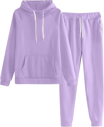Sweatsuits النساء 2 قطعة الزي الصوف المتضخم هوديي و Sweatpants مجموعة عداء ببطء مطابقة مجموعات العرق بدلات رياضية مخملية in Kuwait