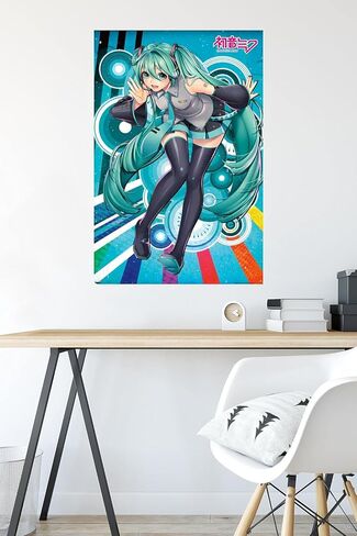 Hatsune Miku - ملصق حائط Whisper، مقاس 34 بوصة × 22.4 عرض، إصدار غير مؤطر in Kuwait