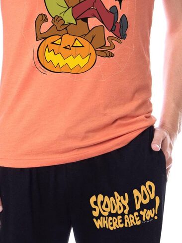 طقم بيجامة رجالي من INTIMO Scooby-Doo Shaggy Spooky Where Are You Sleep in Saudi Arabia