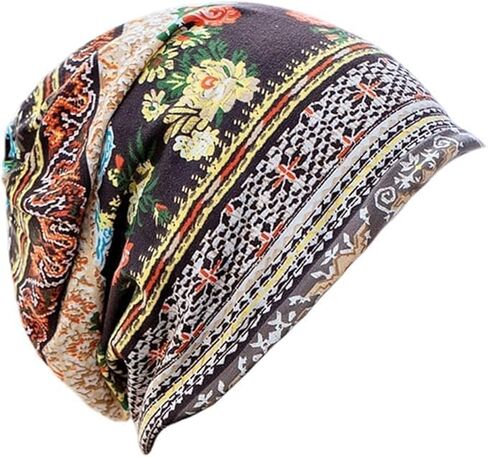 Cotton Slouchy Beanie Hip-Hop Soft Lightweight Running Beanie Adult Skull Hats Cap for Men Women(Coffee) in Saudi Arabia