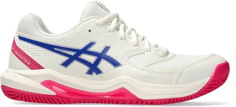 ASICS Women's Gel-Dedicate 8 Padel Trainers, White Dark Ube, 7 in Saudi Arabia