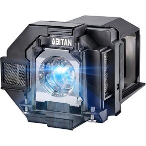 ABITAN ELPLP87/ V13H010L87 مصباح بروجيكتور بديل لإبسون PowerLite 535W 530 520 525w BrightLink 536Wi EB-536Wi EB-530 EB-2040 EB-520 EB-525W EB-530S EB-535W لمبة ضوئي مع السكن. in Kuwait