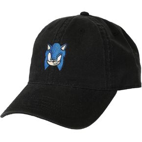قبعة بيسبول سوداء غير منظمة من Bioworld Sonic The Hedgehog Smiling Sonic in Kuwait