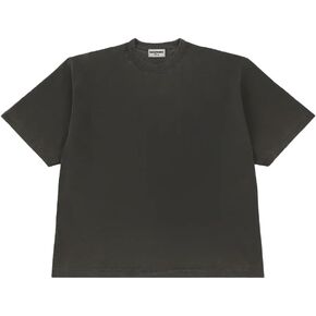 SANCTIONED BLANKS Men's Casual Oversized Heavyweight Drop Shoulder Garment Dye T-Shirt Tee Short Sleeve in Saudi Arabia