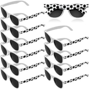 Pibupibu 12/24 Pack Soccer Sunglasses Party Favors Bulk, Soccer Goodie Bags Stuffers Fun Glasses Gifts for Team Coach in Kuwait