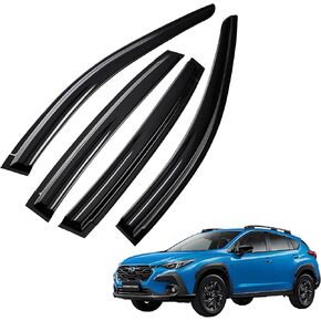 Tape on Wind Noise Reduction Rain Guards for 2019-2023 Toyota Corolla Sedan, 4-Piece Side Window Visors, UV Resistant & Weatherproof, No Drill Installation in Kuwait