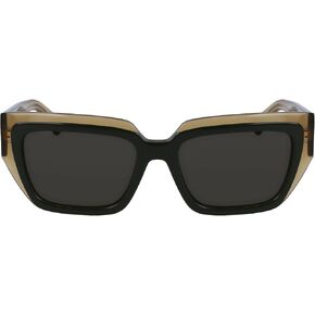 FERRAGAMO Sunglasses SF 2002 S 327 Transparent Khaki/Green, 55/18/140 in Saudi Arabia