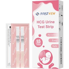 مجموعة اختبار الحمل من FIRSTVIEW، نتائج خلال 5 دقائق، سرية ومريحة للاستخدام المنزلي. (15 شريط) in Kuwait