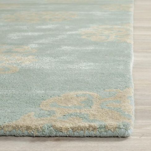 SAFAVIEH Soho Collection 5' x 8' Turquoise SOH424A Handmade Premium Wool Area Rug in Saudi Arabia