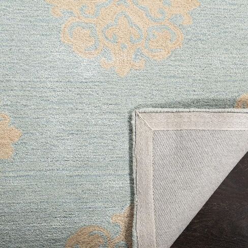 SAFAVIEH Soho Collection 5' x 8' Turquoise SOH424A Handmade Premium Wool Area Rug in Saudi Arabia