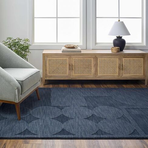 Brugs Livabliss M5479 Mystique Contemporary 8' x 10' Area Rug - Navy in Saudi Arabia