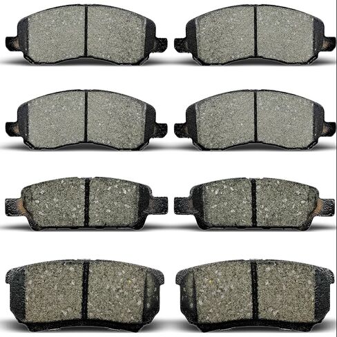 8pcs Brake Pads Set Ceramic Brake Pads Compatible with 2011-2014 Hyundai Sonata,2011-2014 Kia Optima in Saudi Arabia