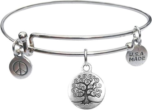NewCharms Bangle Bracelet and Tree of Life Charm in Saudi Arabia