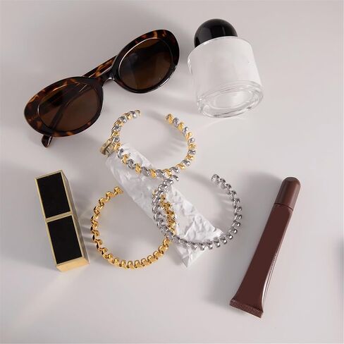 XIUBOSHI Spring Coil Open Bangle for Women Stainless Steel Minimalist Jewelry Birthdays Anniversaries Versatile in Saudi Arabia
