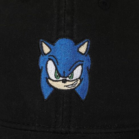 قبعة بيسبول سوداء غير منظمة من Bioworld Sonic The Hedgehog Smiling Sonic in Kuwait