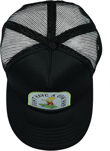 The Simpsons Bart Don't Have A Cow Embroidered Mesh Back Snapback Baseball Hat in Saudi Arabia