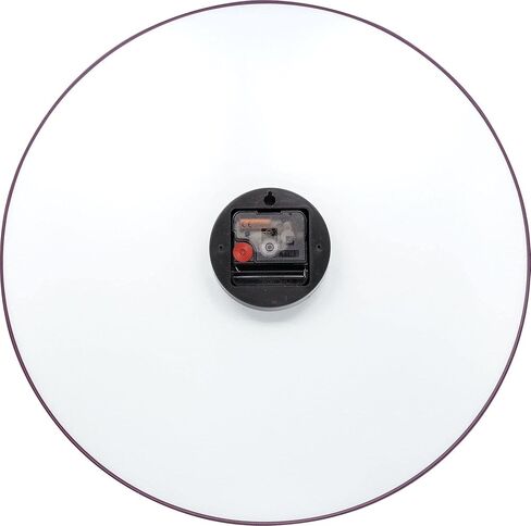 NEXTIME ساعة حائط-قطر 40 سم-زجاج/معدن-أحمر-'متدرج' 40×0.7 سم in Kuwait