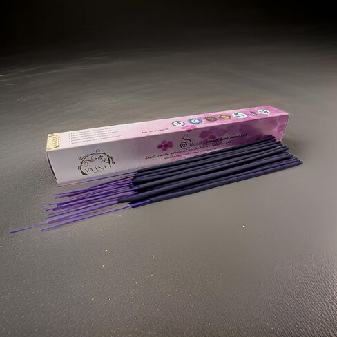 Shanti - Vaanaj Premium Incense Sticks, Essence of Purity, 20 Sticks, A Vibrant Tropical Breeze—Zesty, Fresh, and Sweet Notes, Aroma Therapy, Relaxation, Enhances Emotional Well-Being in Saudi Arabia