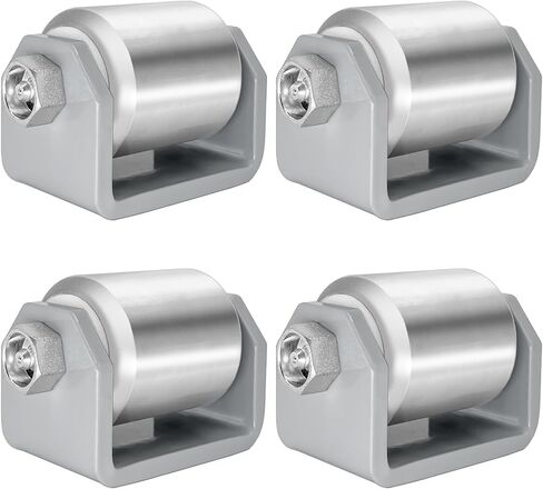 2 Pack Steel Micro Rollers for Trailers and RVs Heavy-Duty Steel Trailer Skid Wheels in Saudi Arabia