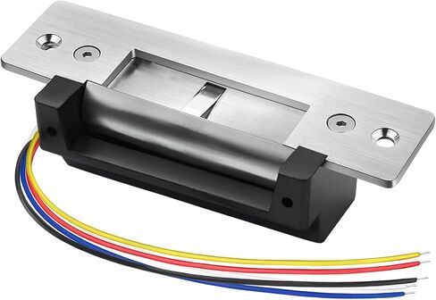2025 Upgraded ANSI Standard Heavy Duty Electric Door Strike Lock for Door Access Control System, Cylindrical/Mechanical Locksets, Fail-Secure/Fail-Safe Adjustable, (Input Voltage 12VDC), Silvery in Kuwait